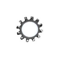 External Serrated Lock Washer - Spring Steel, Various Sizes Available | Din 6797a Standard, Polished Surface Treatment, Ideal For Industrial Usage