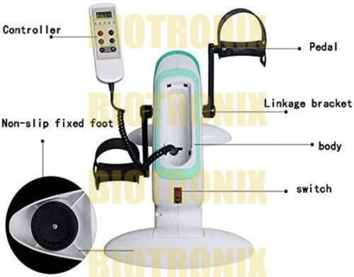 Stroke Recovery Pedal with Digital Remote Control with Leg Support Model