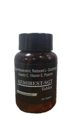 Trans Resveratrol, Reduced L-glutathione Vitamin C, Vitamin E, Piperine