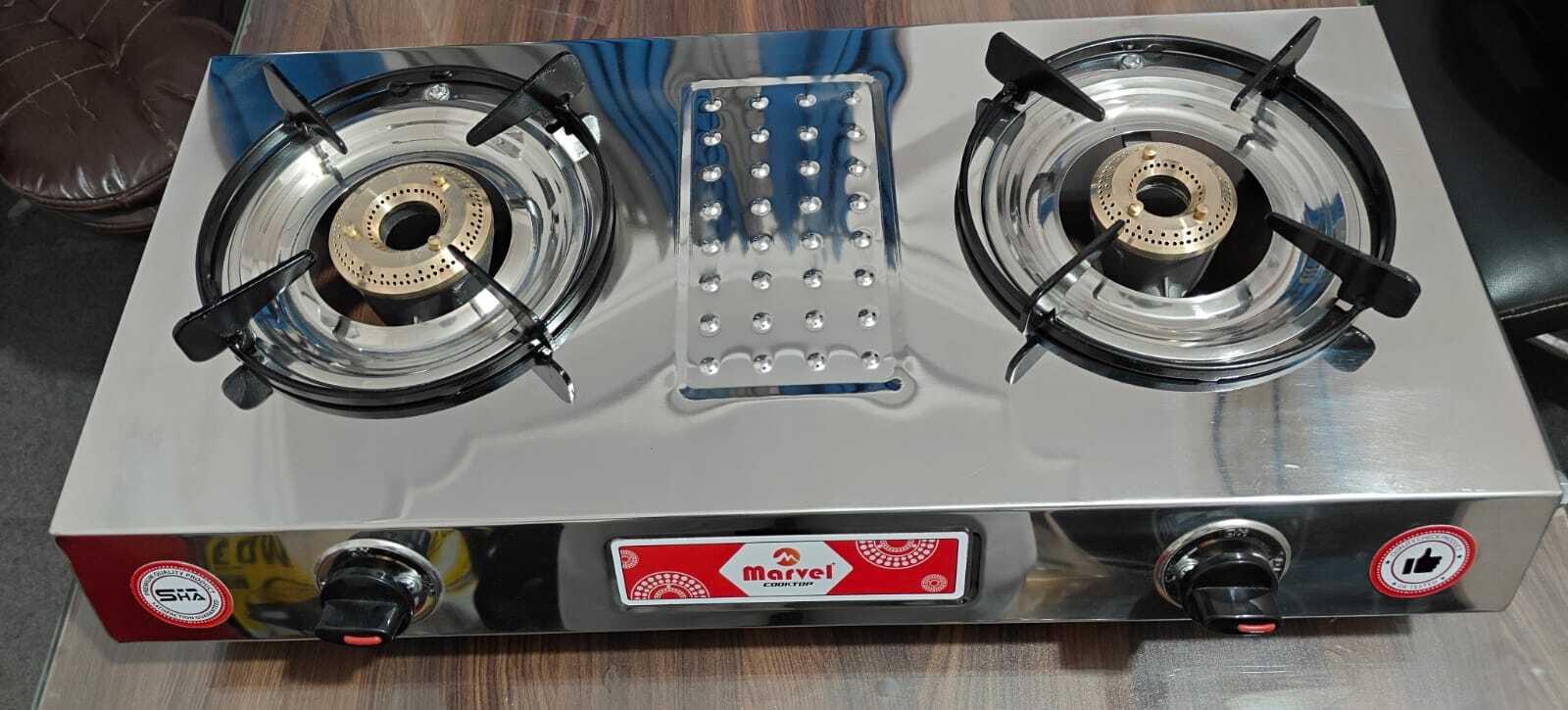 2BR MINI JOINTLESS LPG GAS STOVE (LEEGO 2.O) ROD PAN SUPPORT