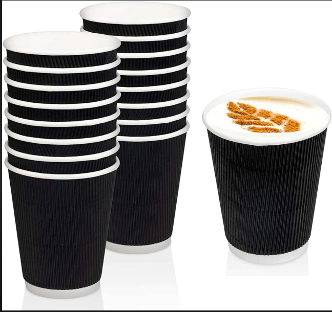 RIIPPLE CUP 130 ml - Durable Plastic, 130 ml Capacity | Rippled Design for Improved Grip and Modern Aesthetic
