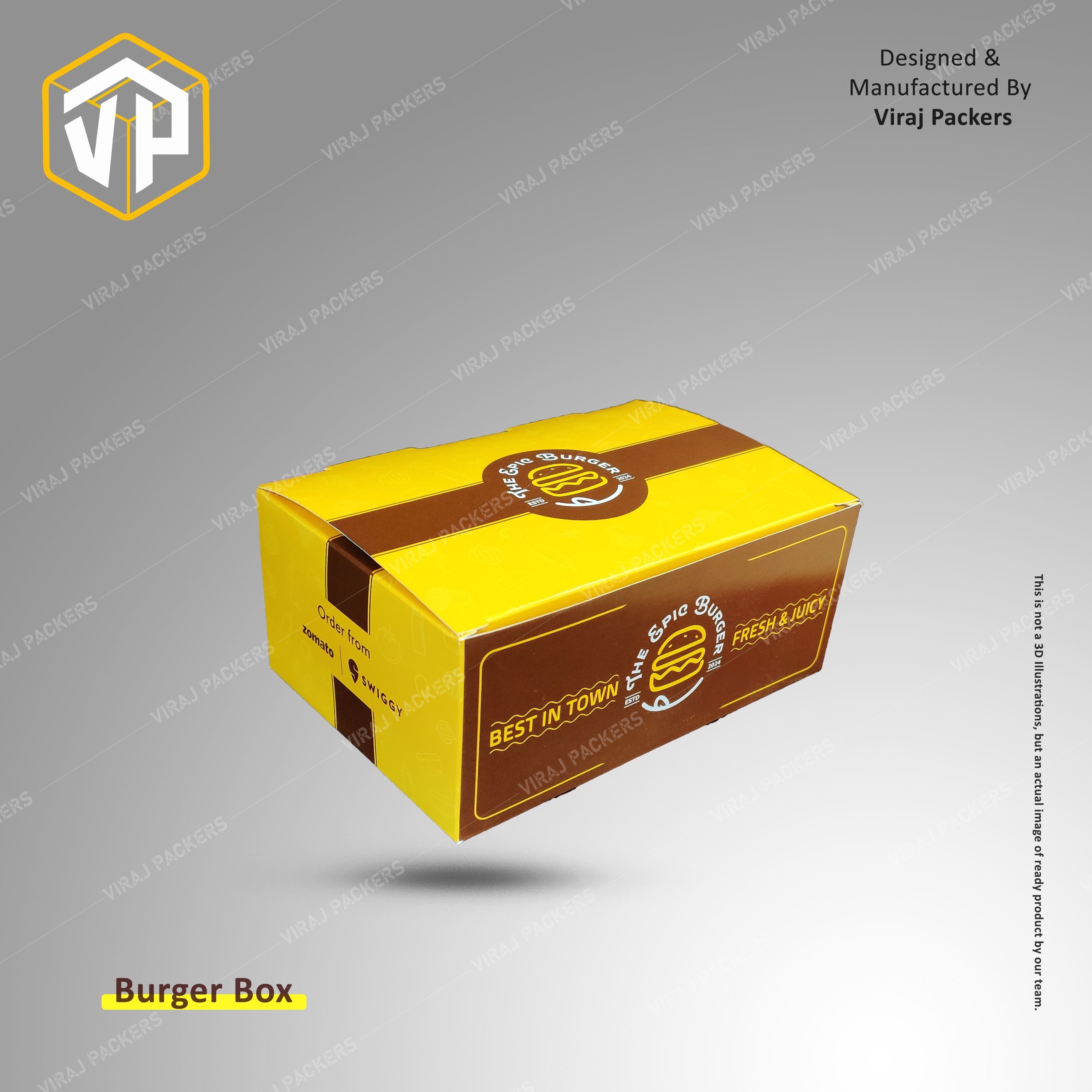 Fried Chicken Packaging with food grade packaging box Manufacturer