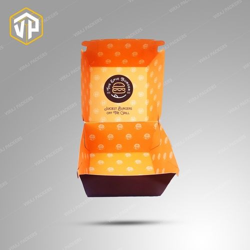 Premium Customized Clamshell Burger Packaging Boxes Manufacturer