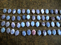 Natural Lavender Opal fancy Shape Beads 13x20mm Strand 9 Inches long