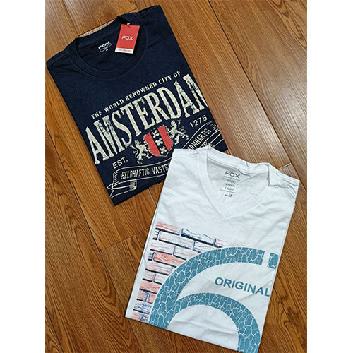 Mens Round and V Neck Tshirt