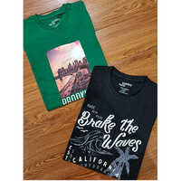 Printed Cotton Regular Fit T-Shirt