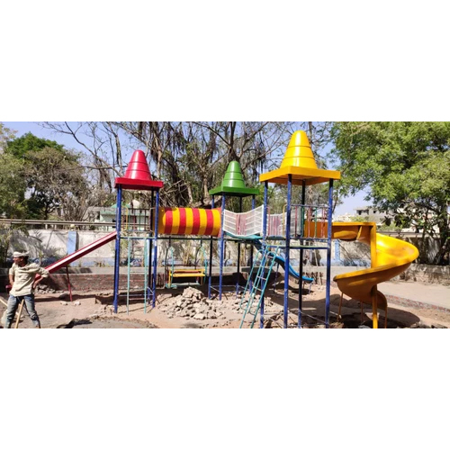 FRP Playground Wave Slide System