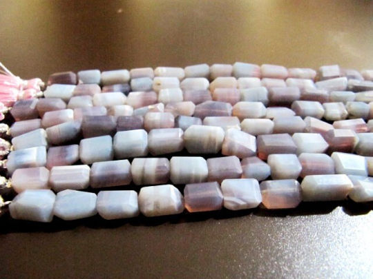 Natural Lavender Blue Opal Nugget Shape 9-10mm Beads Strand 8 inch Long