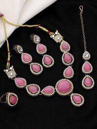 Tilak Elegance Kundan Choker Necklace Set ..