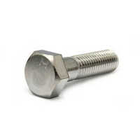 Astm Bolt - Silver, Hexagon Head, Polished Finish | Industrial Use For Assembling, Meets Astm Standards For Durability And Strength