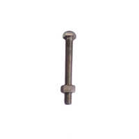 Titanium Grade 2 Nut Bolt - High-grade Titanium, Polished Surface Treatment, Silver Finish | Ideal For Industrial Assembly, Heavy-duty Machinery