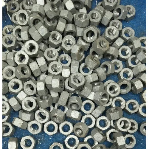 Hot Dip Galvanized Nut - Color: Silver