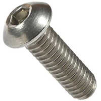 Allen Cap Screw - Premium Quality Stainless Steel, Polished Silver Finish - Round Head Design For Industrial Applications