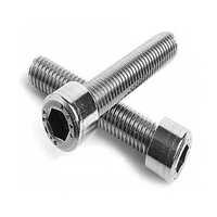 Allen Screw - Stainless Steel, Hexagonal Head, Polished Finish, Silver Color | Designed For Industrial Applications With Secure Grip
