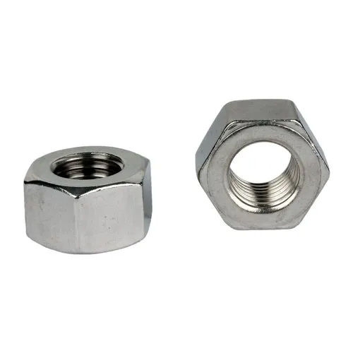 Stainless Steel Heavy Hex Nut - Color: Silver