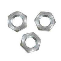 Stainless Steel Hexagon Thin Nut - High-durability, Various Sizes, Polished Silver Finish | Ideal For Industrial & Automotive Applications
