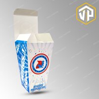 Chicken Wings Packaging Boxes Manufacturer - Food-grade Cardboard, Rectangular Shape, Grease-resistant, Custom-bound Printing Options, Ventilated Design