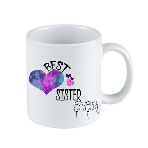 Best Sisters Printed Coffee Mug