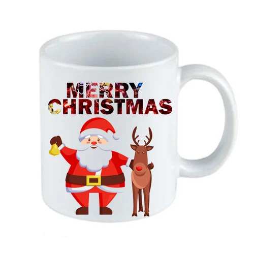 Merry Christmas Printed Coffee Mug