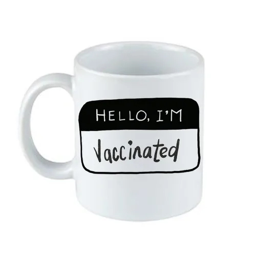 Vaccinated Sublimation Coffee Mug