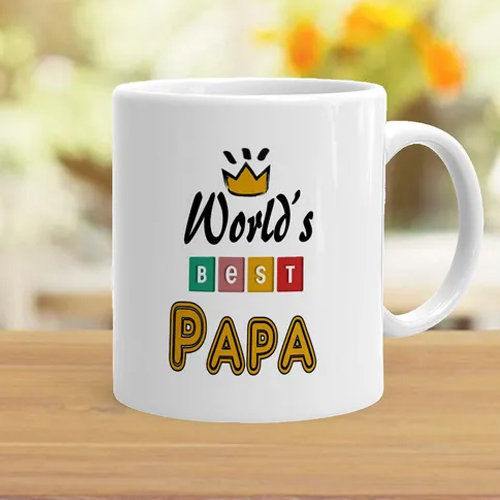 Worlds Best Papa Sublimation Coffee Mug