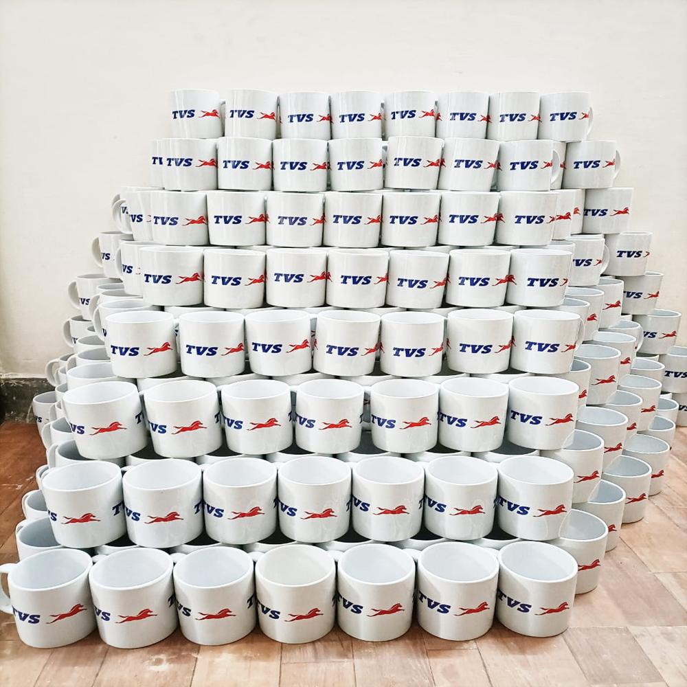 Kissing Sublimation Coffee Mug - Color: White