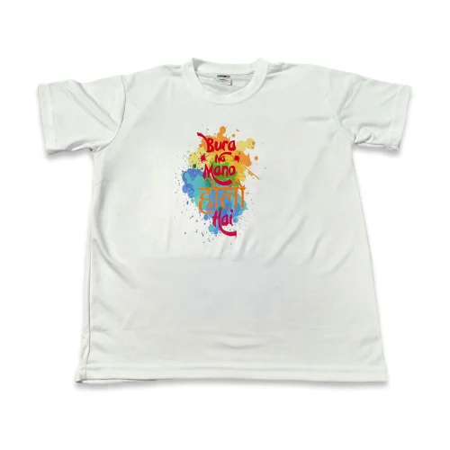 Round Neck Holi T Shirt