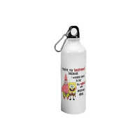 Sublimation Printed Water Bottle - Stainless Steel, 650ml , Multicolour Design With Customized Logo For Stylish Water Drinking Experience