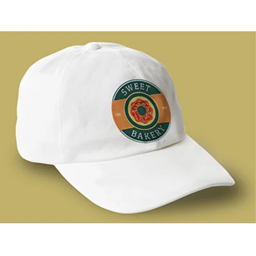 Promotional Sports Caps - Color: White