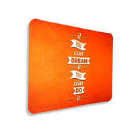 Promotional Printed Mouse Pad - Rubber Material, 20x20cm Size, Red Color | Customizable With Screen Printing And Digital Techniques