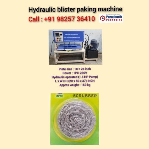 Stainless steel scrubber packing machine