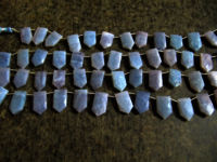 Natural Lavender Opal Pencil Shape Beads 12x20mm Strand 9 Inches long