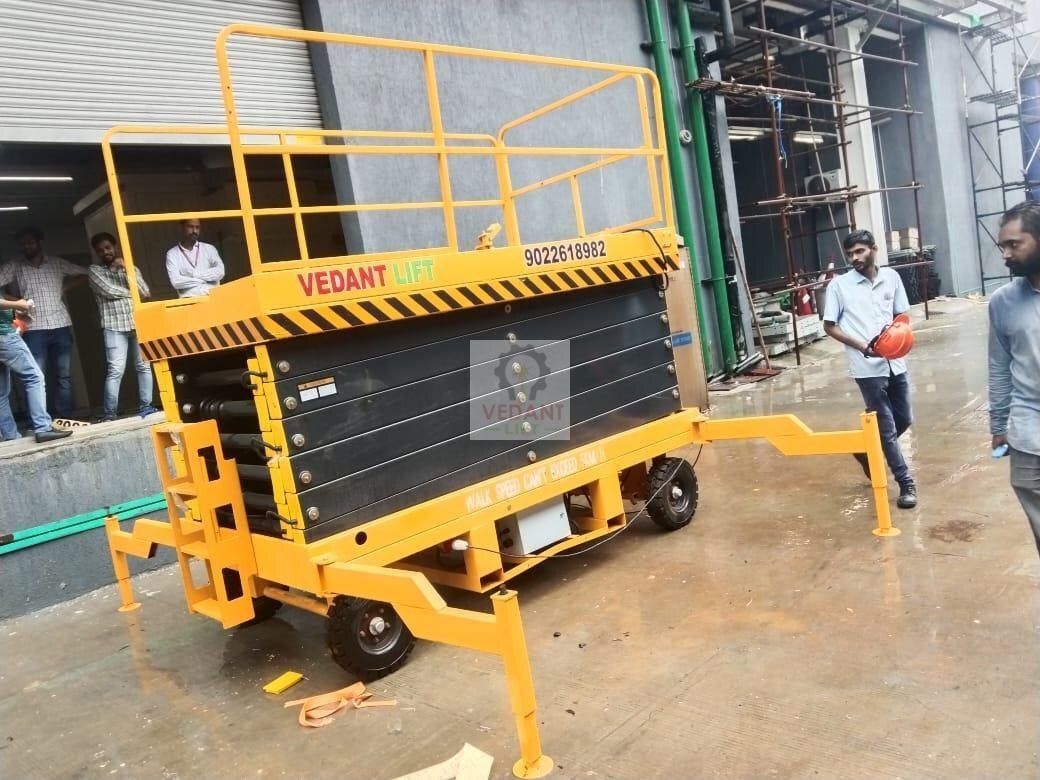 extended platform maintenance work mobile scissor lift table