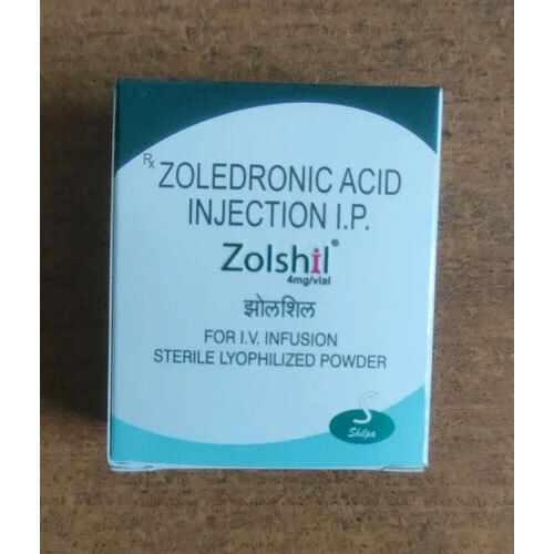 Shilpa Zoledronic Acid Injection Ip 4 Mg - Origin: India