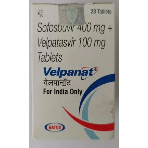 Velpanat Sofosbuvir 400 Mg Velpatasvir 100mg