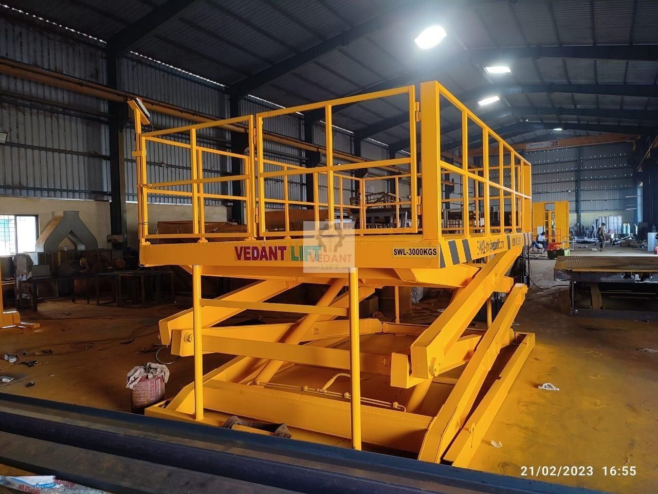 VEDANT LIFT pit mounted scissor lift - high-rise lift manufacturer