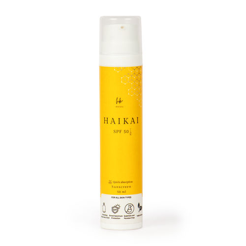 55Ml Haikai Spf 50 Sunscreen Lotion - Recommended For: Unisex