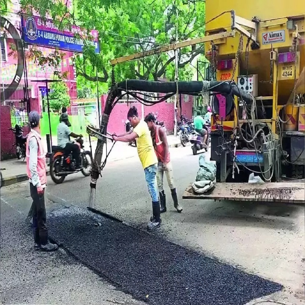 Automatic Pothole Patcher Machine
