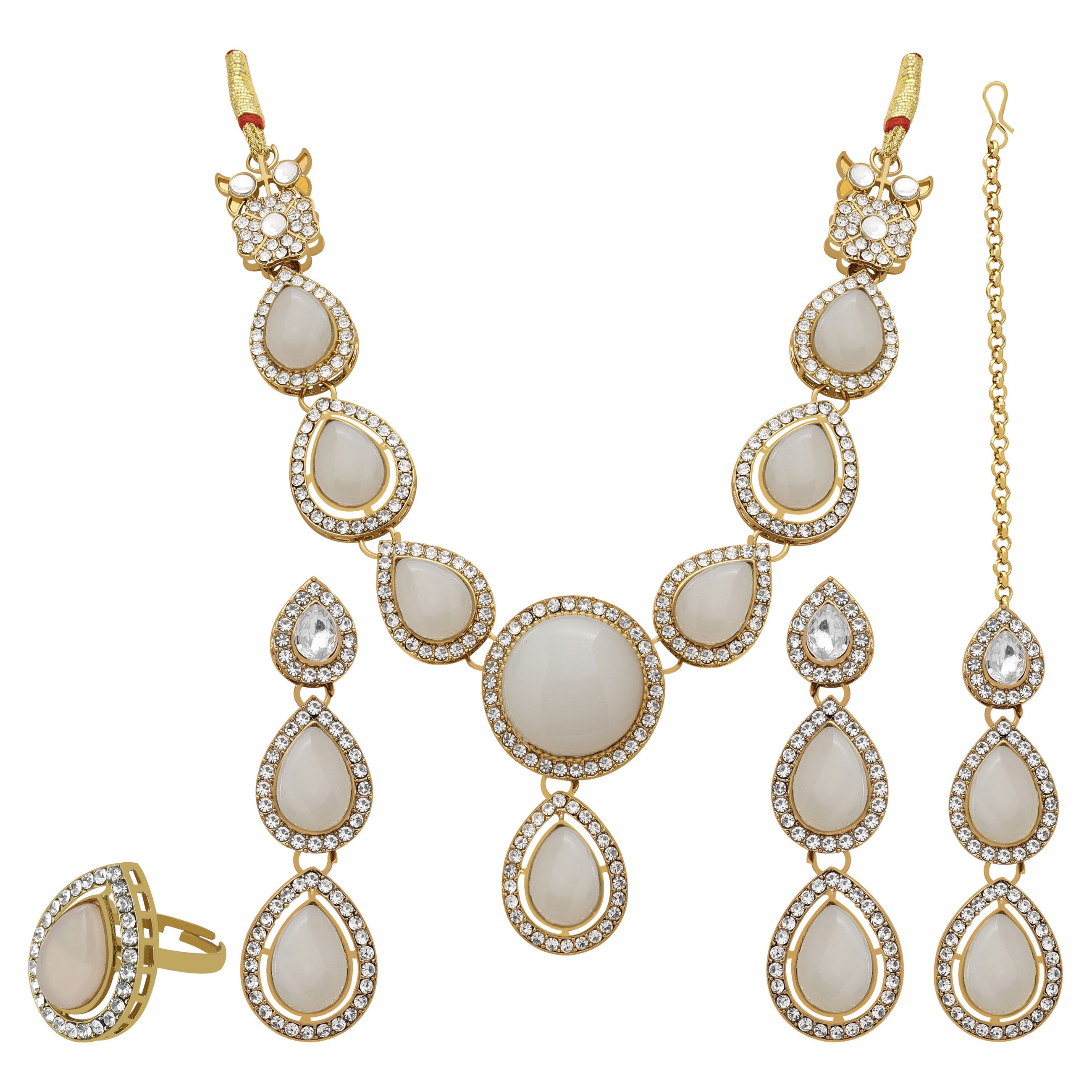 Tilak Elegance Kundan Choker Necklace Set .....