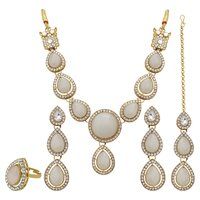 Tilak Elegance Kundan Choker Necklace Set .....