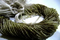 Natural Bio Lemon Quartz 2.5mm Rondelle Faceted Strand 13 Inches Long - Beads Colour: Yellow