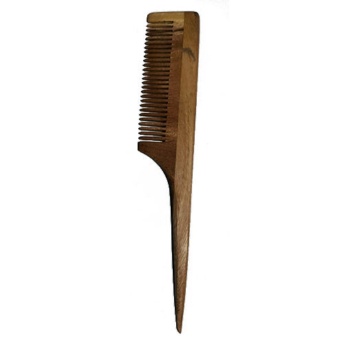 23cm Brown Color Neem Wood Comb