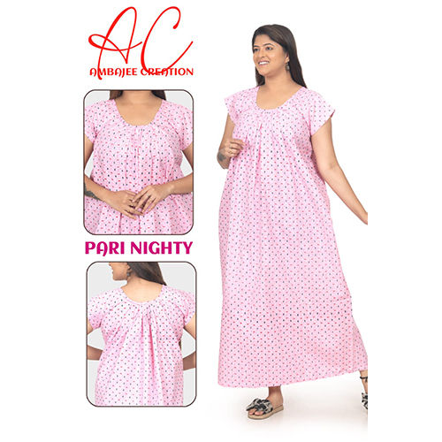 Cotton Pari Nighty Gown