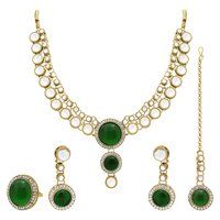 Double Delight Kundan choker Necklace set