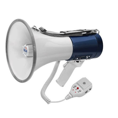 Pa Megaphones (Shoulder Sling & Handgrip) - Color: White