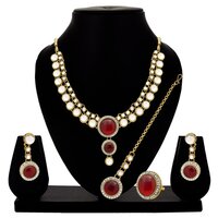 Double Delight Kundan choker Necklace set.