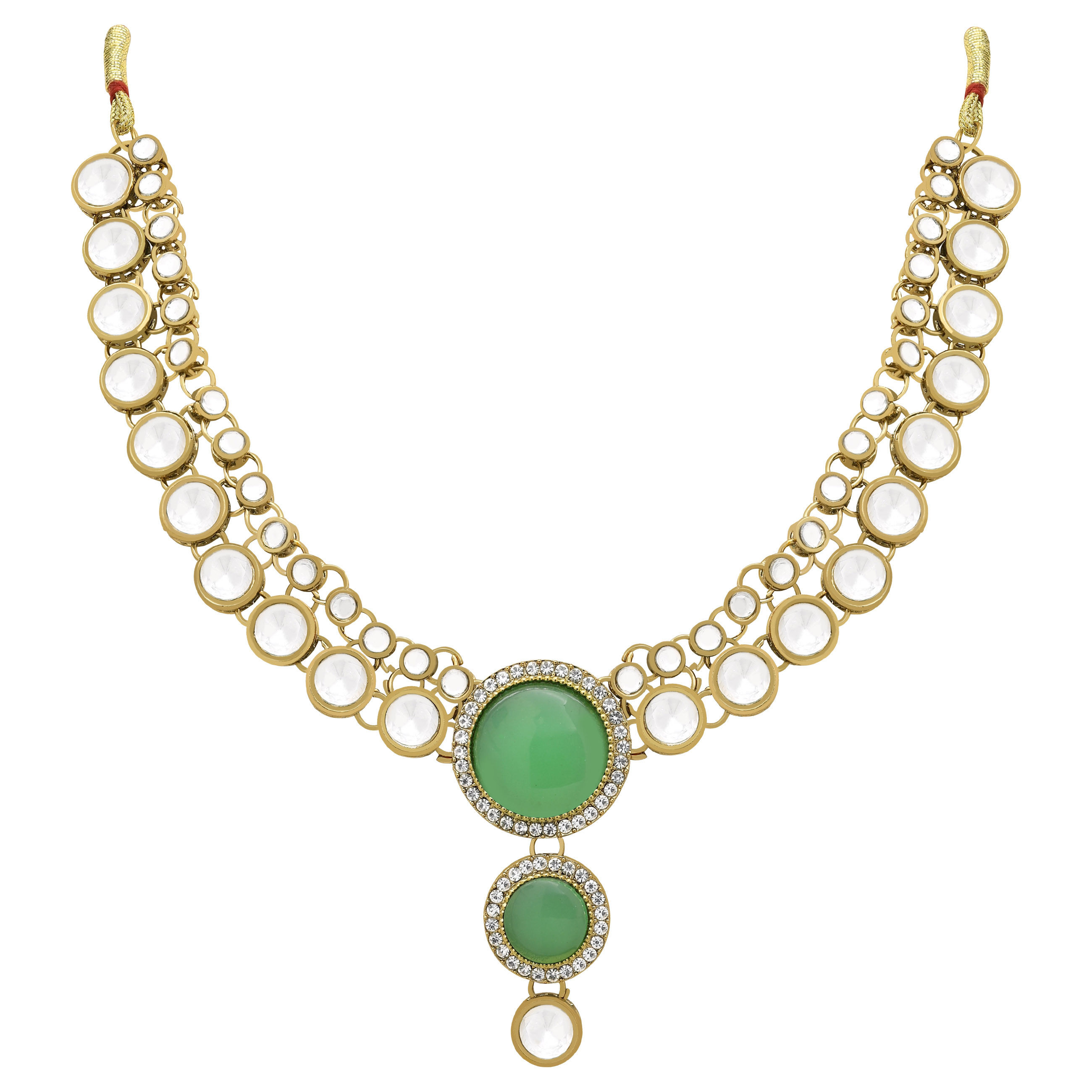 Double Delight Kundan choker Necklace set..