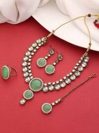 Double Delight Kundan choker Necklace set..