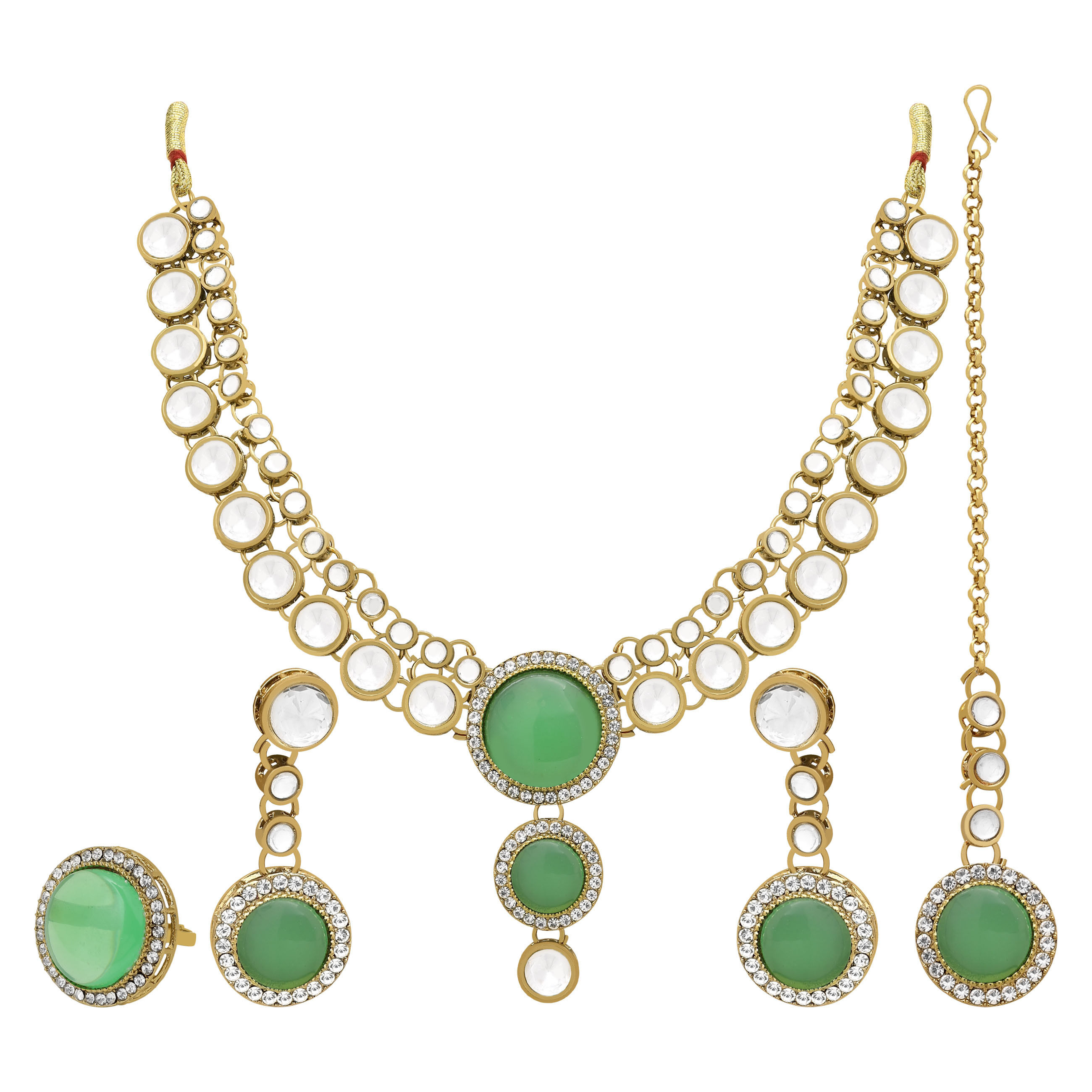 Double Delight Kundan choker Necklace set..