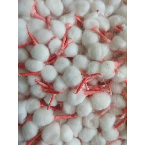 Kesar Round Cotton Wick - Cotton Material, 3cm Size, Bright White Color | Lightweight, Eco-Friendly, Ideal for Daily Puja and Ceremonies